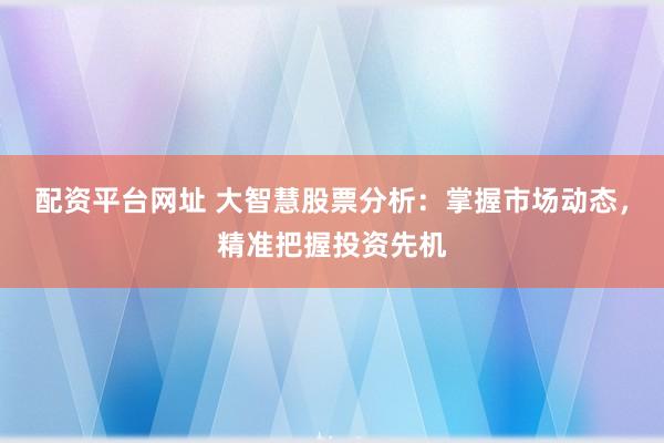 配资平台网址 大智慧股票分析：掌握市场动态，精准把握投资先机
